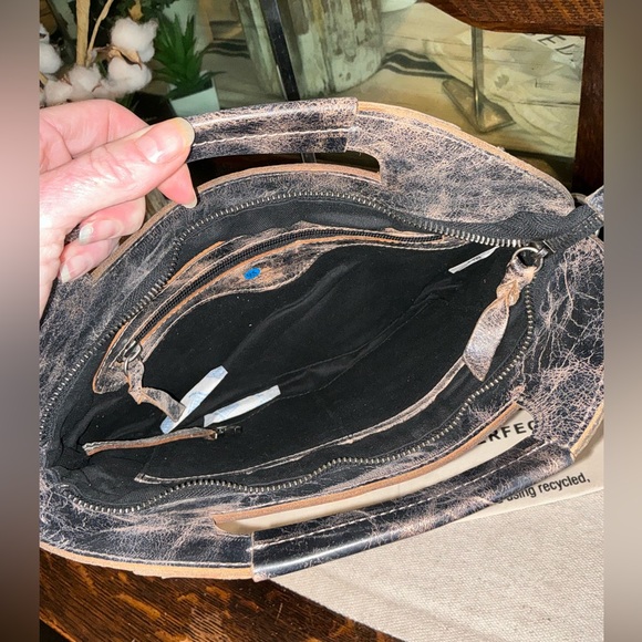 NWT Bed Stu Leather Greenway Handbag Crossbody Bag Black Lux MSRP $265 - Picture 10 of 13